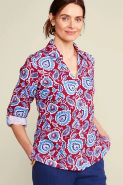 Soft Surroundings Tops|Addison Gauze Big Shirt