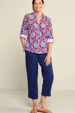 Soft Surroundings Tops|Addison Gauze Big Shirt
