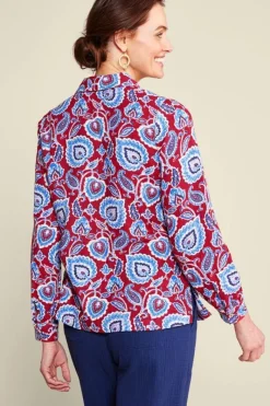 Soft Surroundings Tops|Addison Gauze Big Shirt