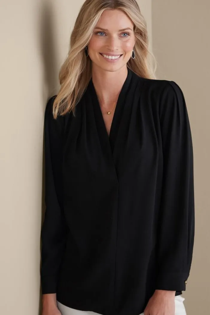 Soft Surroundings Tops|Akira Blouse