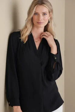 Soft Surroundings Tops|Akira Blouse