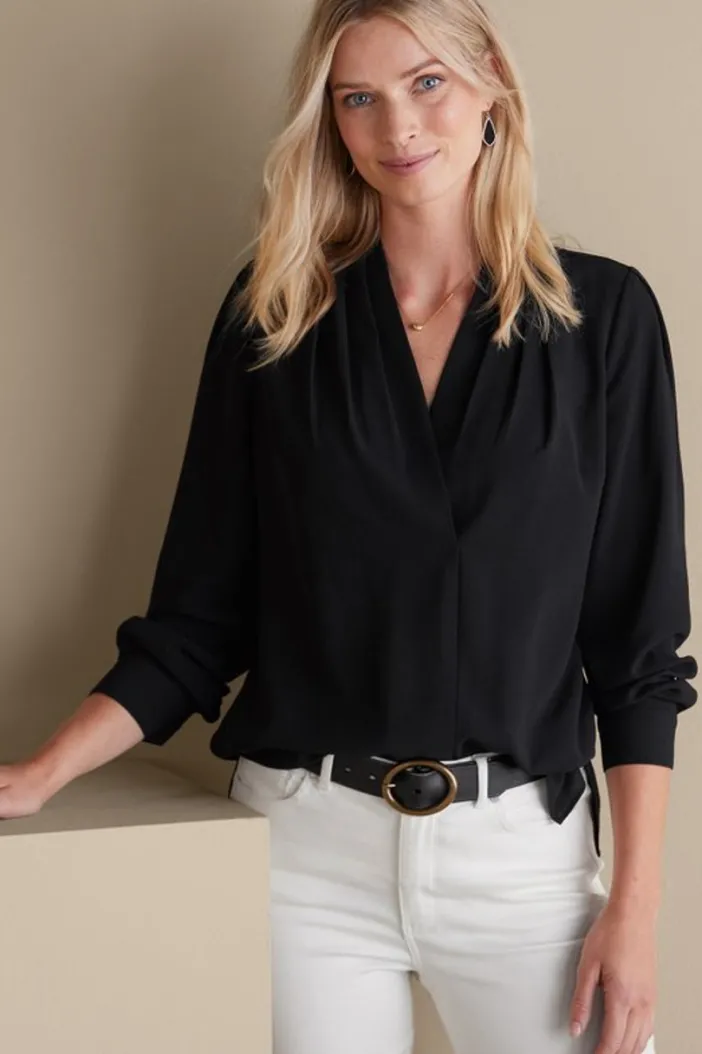 Soft Surroundings Tops|Akira Blouse