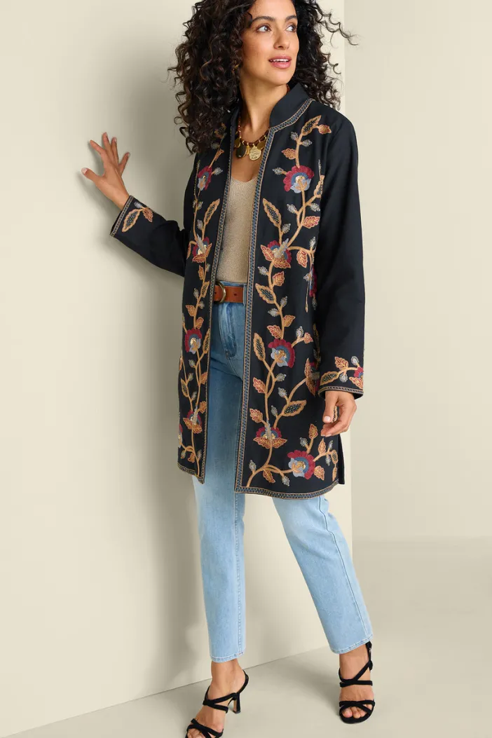 Soft Surroundings Toppers|Jackets & Coats|Alamosa Jacket Black
