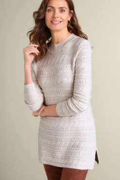Soft Surroundings Tops|Sweaters & Cardigans|Alena Cable Sweater Tunic