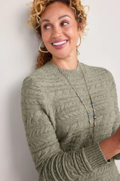 Soft Surroundings Tops|Sweaters & Cardigans|Alena Cable Sweater Tunic