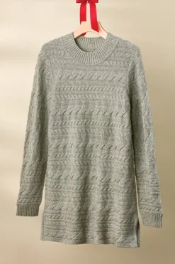 Soft Surroundings Tops|Sweaters & Cardigans|Alena Cable Sweater Tunic