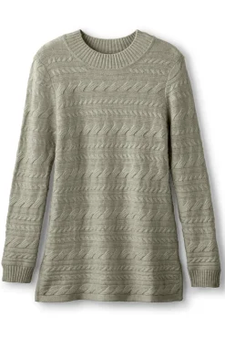 Soft Surroundings Tops|Sweaters & Cardigans|Alena Cable Sweater Tunic