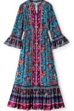 Soft Surroundings Dresses|Allene Maxi Dress SophiaFloral&Border