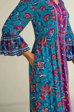 Soft Surroundings Dresses|Allene Maxi Dress SophiaFloral&Border