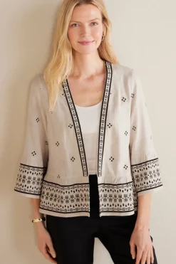 Soft Surroundings Toppers|Jackets & Coats|Amantea Jacket Moonbeam