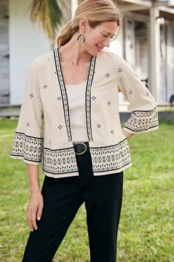 Soft Surroundings Toppers|Jackets & Coats|Amantea Jacket Moonbeam