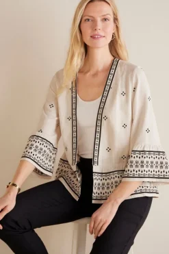 Soft Surroundings Toppers|Jackets & Coats|Amantea Jacket Moonbeam