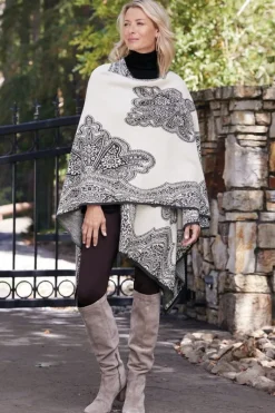Soft Surroundings Scarves & Wraps|Amedeo Wrap Ecru
