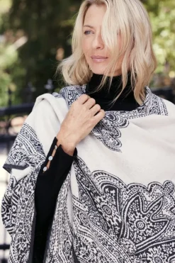 Soft Surroundings Scarves & Wraps|Amedeo Wrap Ecru