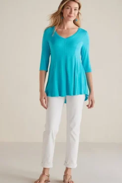Soft Surroundings Tops|Amelia A-Line Tunic