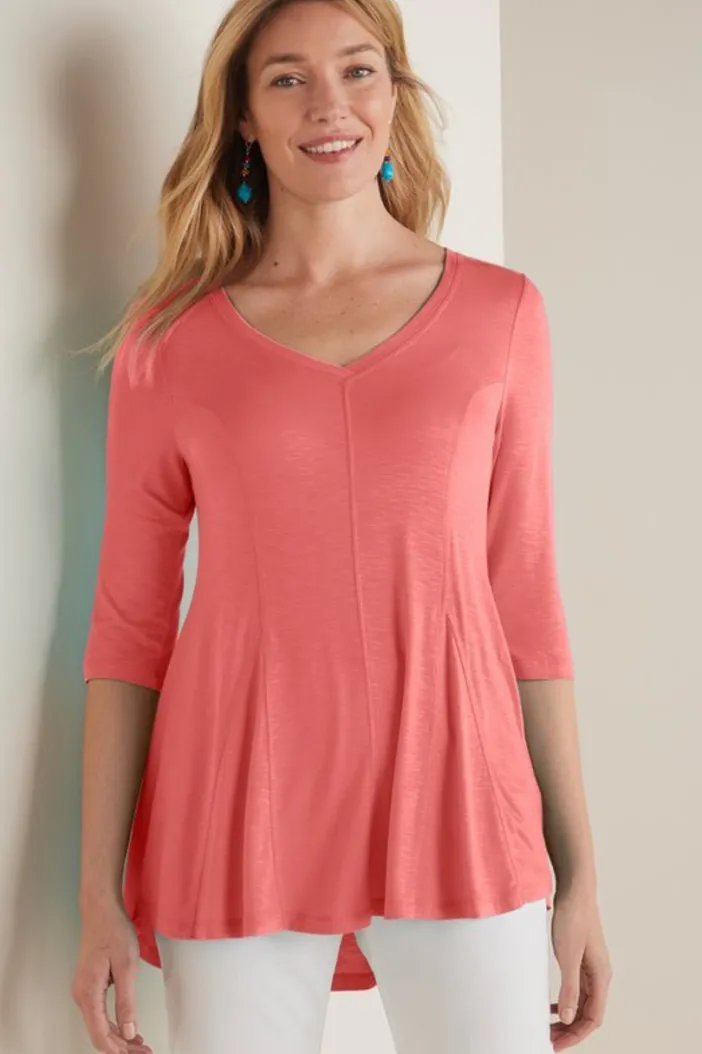 Soft Surroundings Tops|Amelia A-Line Tunic