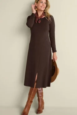 Soft Surroundings Dresses|Annette Dress EspressoHeather