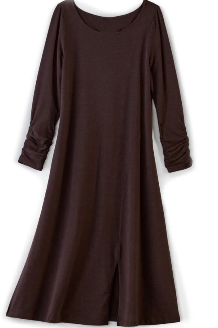Soft Surroundings Dresses|Annette Dress EspressoHeather