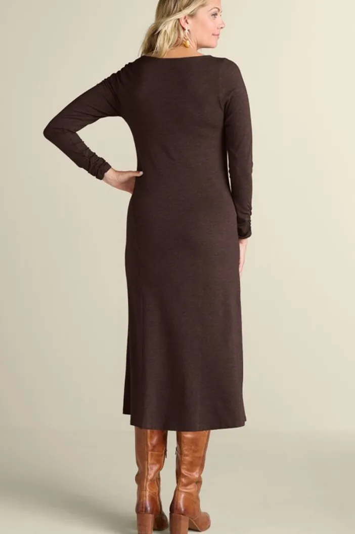 Soft Surroundings Dresses|Annette Dress EspressoHeather