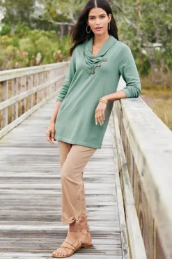 Soft Surroundings Pants|Antigua Convertible Crop Pants