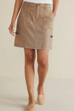 Soft Surroundings Pants|Skirts|Antigua Utility Skort Sesame
