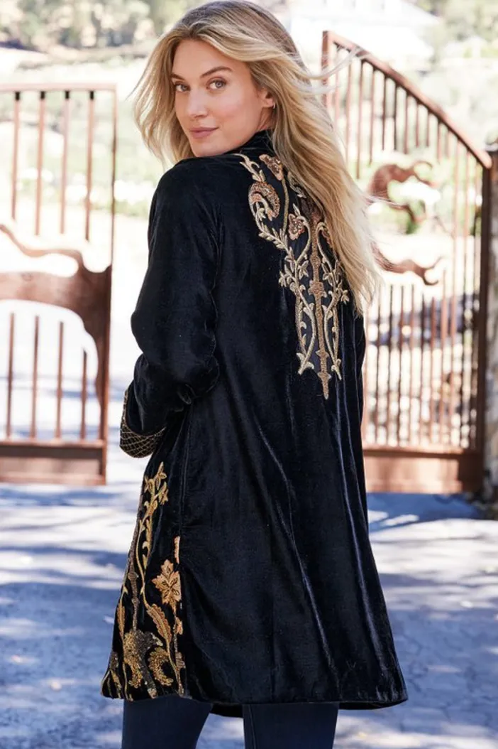 Soft Surroundings Jackets & Coats|Antoinette Jacket Black