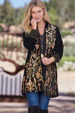 Soft Surroundings Jackets & Coats|Antoinette Jacket Black