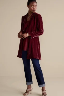 Soft Surroundings Jackets & Coats|Aria Velvet Jacket