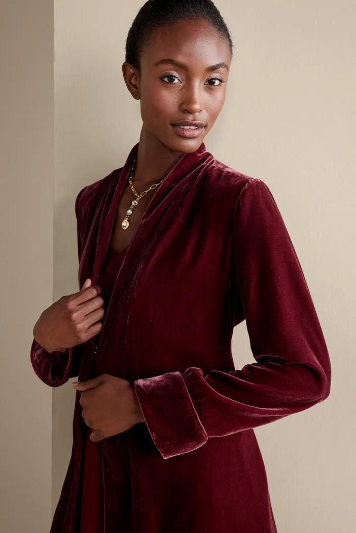 Soft Surroundings Jackets & Coats|Aria Velvet Jacket