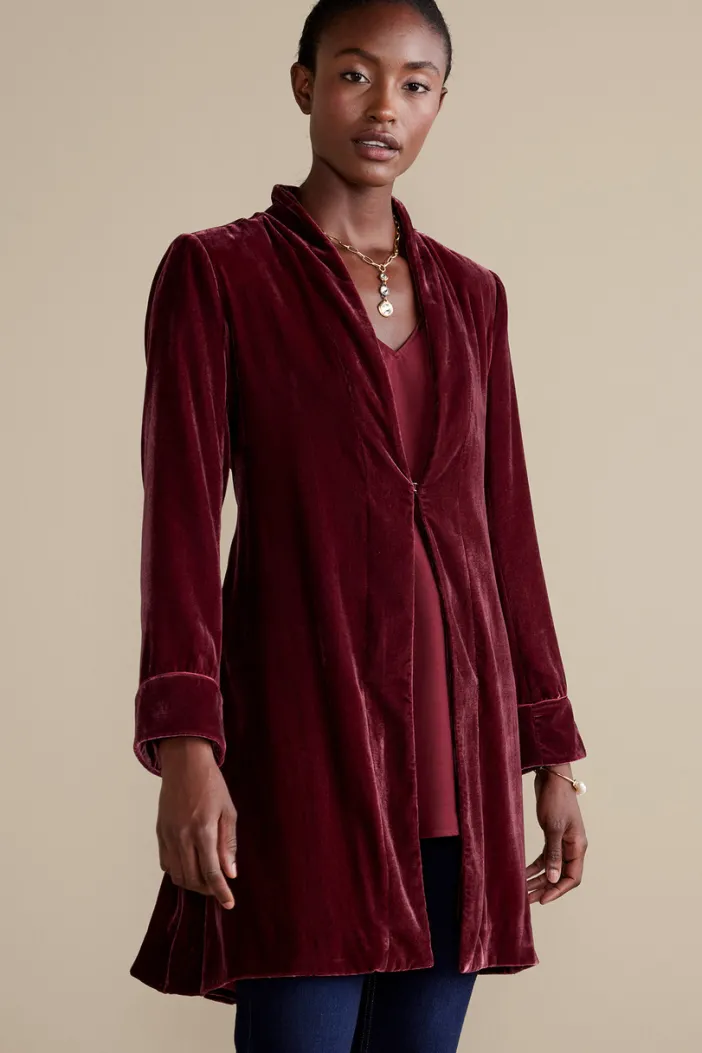 Soft Surroundings Jackets & Coats|Aria Velvet Jacket