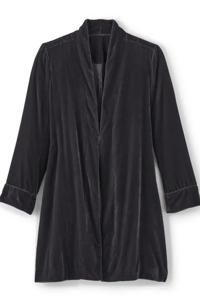 Soft Surroundings Jackets & Coats|Aria Velvet Jacket