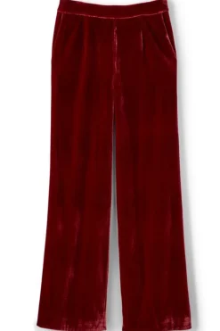 Soft Surroundings Pants|Aria Velvet Wide Leg Pants