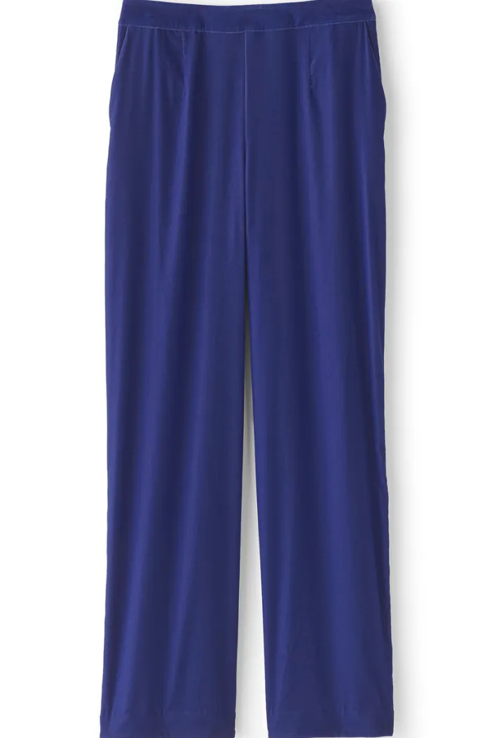 Soft Surroundings Pants|Aria Velvet Wide Leg Pants