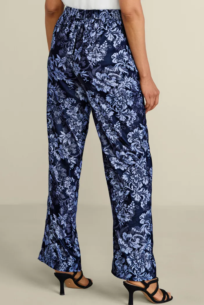 Soft Surroundings Pants|Aria Velvet Wide Leg Pants