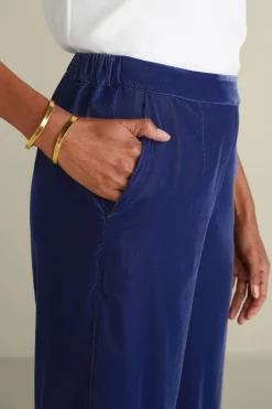 Soft Surroundings Pants|Aria Velvet Wide Leg Pants