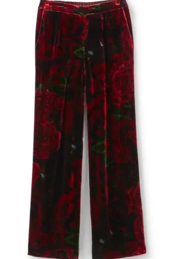 Soft Surroundings Pants|Aria Velvet Wide Leg Pants
