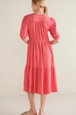 Soft Surroundings Dresses|Arielle Gauze Midi Dress