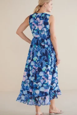 Soft Surroundings Dresses|Ashlyn Maxi Dress PurpleFloral