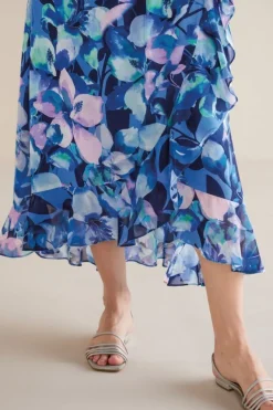 Soft Surroundings Dresses|Ashlyn Maxi Dress PurpleFloral