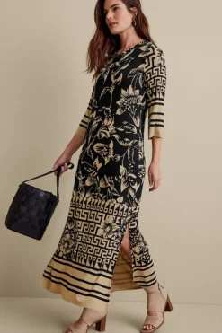 Soft Surroundings Dresses|Asteria Dress CoralFloral