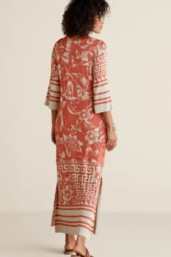 Soft Surroundings Dresses|Asteria Dress CoralFloral