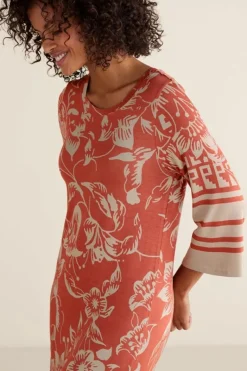 Soft Surroundings Dresses|Asteria Dress CoralFloral