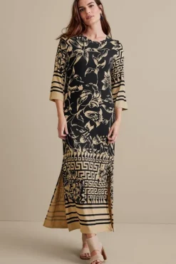 Soft Surroundings Dresses|Asteria Dress CoralFloral