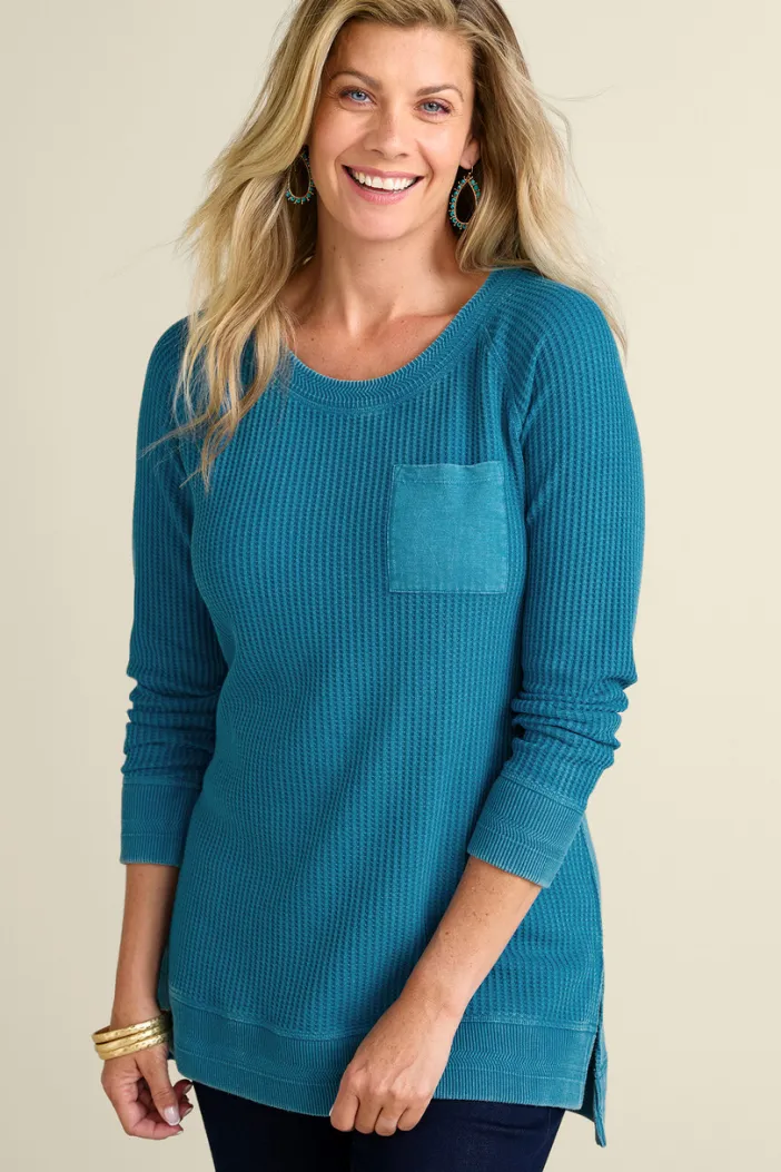 Soft Surroundings Tops|Tunics & Leggings|Autumn Waffle Tunic