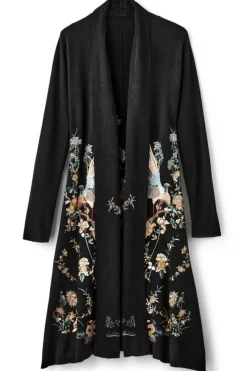 Soft Surroundings Sweaters & Cardigans|Ava Embroidered Cardigan Black