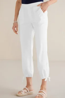 Soft Surroundings Pants|Barbados Convertible Crop Pants