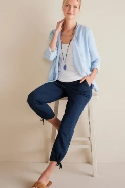 Soft Surroundings Pants|Barbados Convertible Crop Pants