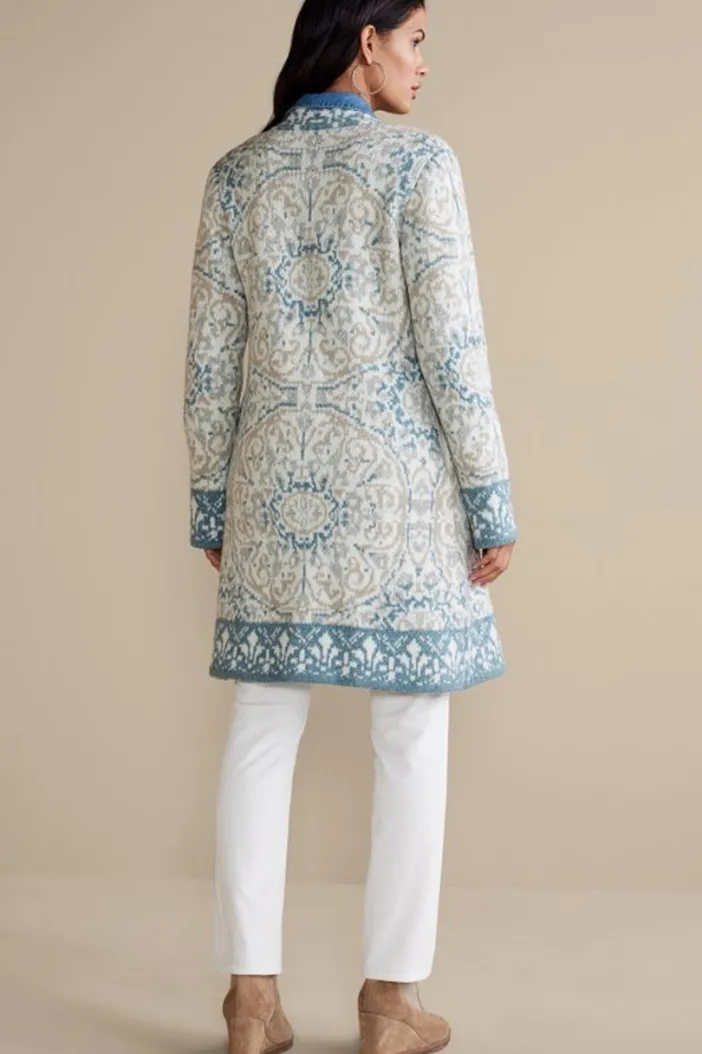 Soft Surroundings Sweaters & Cardigans|Barra Cardigan MedallionMulti