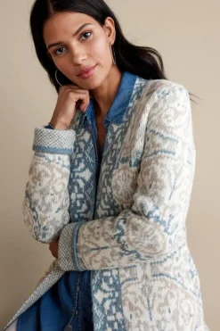Soft Surroundings Sweaters & Cardigans|Barra Cardigan MedallionMulti
