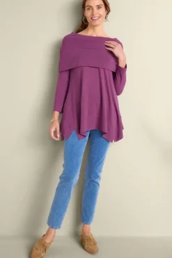 Soft Surroundings Tops|B'call Knit Tunic Damson